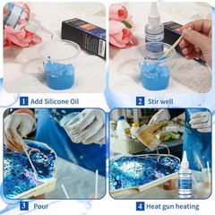 Silicone Pouring Oil Cell Activator Pure Silicone Oil for Cell Creation in Ac…