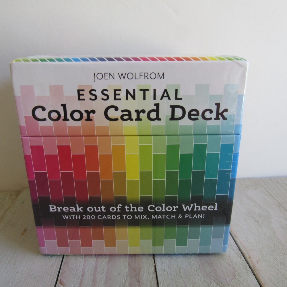 NIB Joen Wolfrom essential Color Card Deck with 200 Cards to Mix Match and Plan