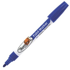 Thornton’s Art Supply Oil-Based Paint Marker, Medium Point, Blue Ink