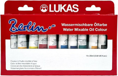 Berlin Pro Artists Water Mixable Oil Paint Set of 10 (20Ml) Selection Set of 10-