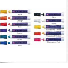 SOLID PAINT WINDSHIELD MARKERS GREASE PENS POINTED TIP 1/2″ 1 PER PACK DEALER