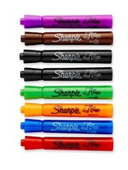 SHARPIE Flip Chart Markers, Bullet Tip, Assorted Colors, 8 Pack, Low-Odor,…