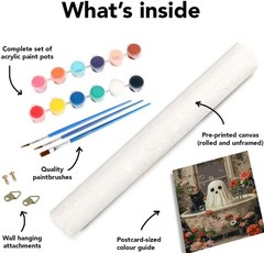Mrnsiet 3 Pack Ghost Paint by 16×12 inches, MT21437+MT21439+MT21440-US