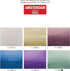 Amsterdam Acrylic Standard Series Paint Set 6X20Ml, Pearl