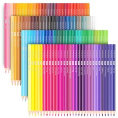 120-Count Colored Pencils for Adult Coloring Books, Soft Core Assorted Color …