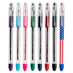 R.S.V.P. Ballpoint Pen, Fine Line, Green Ink, 2 Pack (BK90BP2D)