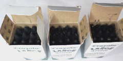 Lot 3 Doz 2004 Binney & Smith For Hallmark LARGE Bulk 36 BLACK Crayola CRAYONS