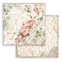 STAMPERIA INTERNATIONAL, KFT PAPER PAD 12X12 10PK HOUSE ROSE, 30.5 x 30.5 (12…