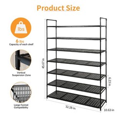Gleecosy Art Drying Rack for Classroom, Large and Lightweight 7-Tier with Rem…