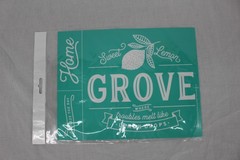 Chalk Couture Home Sweet Lemon Grove Chalk Transfer Reusable Stencil Decor DIY