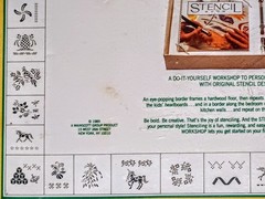 Stencil Workshop Craft Kit. Everything You Need Included. New Sealed, Vintage