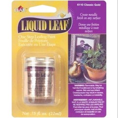Liquid Leaf CLASSIC GOLD color Metallic LEAFING PAINT gilding finish PLAID 6110