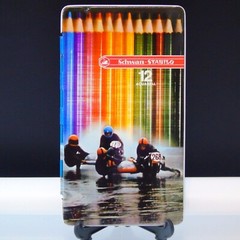 Stabilo Aquarell Watercolor Pencils Tin Set No 1833 Germany Swan Pencil Co