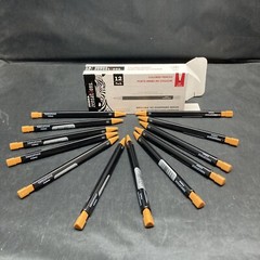 Brown Zebra “Zensations” Mechanical colored pencils, Pack Of 12