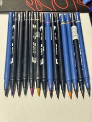 Tombow ABT Dual Brush Pens 18/15 Staedtler MarsGraphic 3000 Duo Color Brush