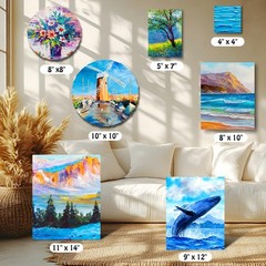 Stretched Canvas Multi-Pack: 4×4, 5×7, 8×10, 9×12, 11×14 & Round 8×8, 10×10