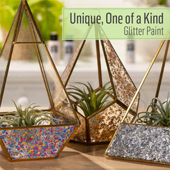 Glitterific Pop Acrylic Craft Paint, Silver Lining 2 Fl Oz Premium Glitter Finis