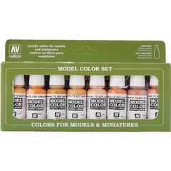 Face/Skin Colors Paint Set 8-Colors 17ml 0.5 Fl Oz Pack of 8 Packing may vary