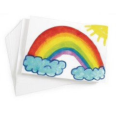 Colorations Art Paper, 9″ x 12″ Painting & Craft 9 x 12 inches, White