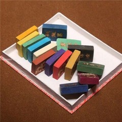 15pcs/set Color Ink Stick Box Set Chinese Calligraphy Painting Solid Ink Block
