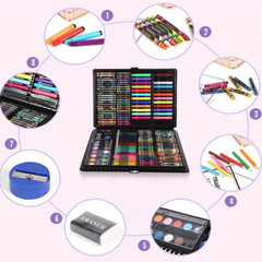 168pcs Drawing Supplies Kit with Portable Box Drawing Artist Kit Art Tools Kit