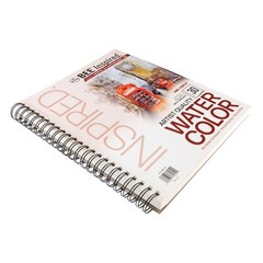 Bee Paper – Bee Inspired 9″x12″ Watercolor Paper Pad, 30 Sheets, Side Wire