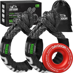 68,300 LBS Soft Shackle Recovery Kit, 3/4″ X 24″ (2-Pack) with 7075 Aluminum Sna