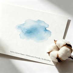 60 Sheets Watercolor Postcards 4 x 6 Inch, 140lb/300GSM Cold Press White
