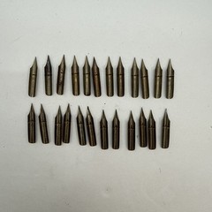 24 Count Speedball Hunt Artists’ Pen Nibs No. 56 School Rounded Vintage