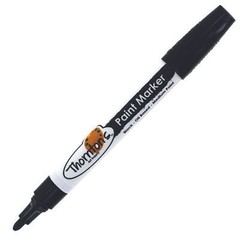 3 Thornton’s Oil-Based Paint Marker For Tire Tread Rubbers Medium Point Black