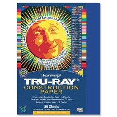 Tru-ray Construction Paper – 12″ X 9″ – Royal Blue (PAC103017)