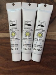 3x High Viscosity Acrylic Paint Prof. Level 3 Artist’s Loft Titanium White 3 NEW