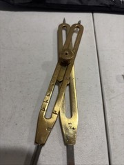 Acurit 9 Brass Proportional Divider – Solid Steel Points Adjustable Legs