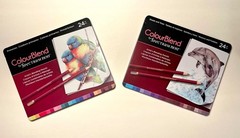 NEW! Set of 2 Spectrum Noir Colourblend 24 Piece Blending Pencils Total: 48 Pc