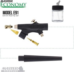Model E91 Airbrush Set Master Single-Action External Mix Siphon Feed Airbrush…
