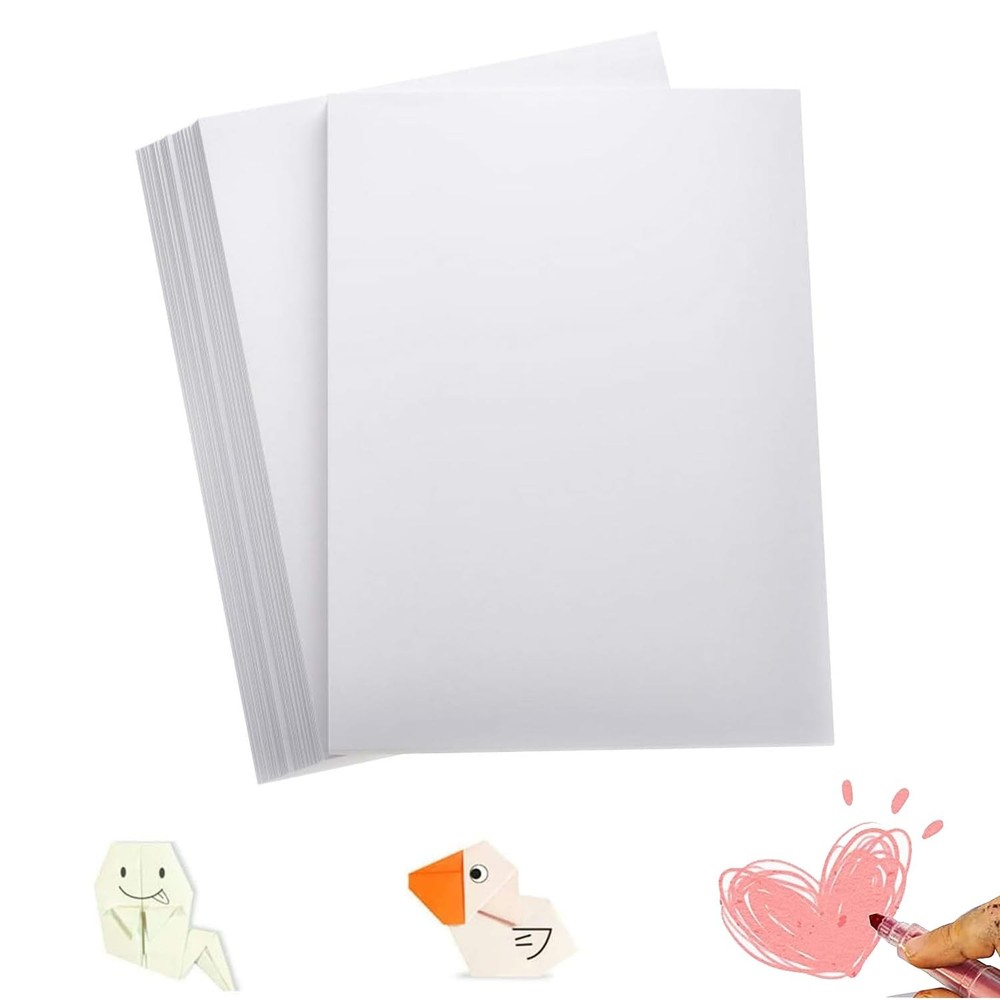 120 Sheets White Paper 12 x 17 White Construction Paper for Art Craft Drawing, A