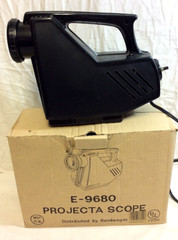 Vtg PROJECTA SCOPE ~ E-9680 Art Drawing Tracing Projector with Original Box h3