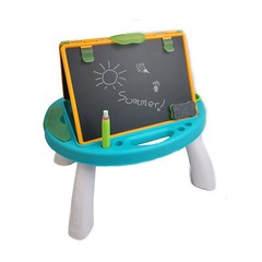 Kids Tabletop Double Sided Art Easel Whiteboard Chalkboard & Drawing Accessories
