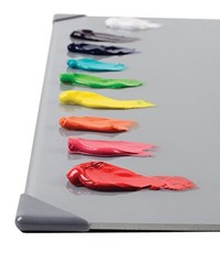 Glass Artist Palette 16 x 20 inch Tempered Grey Oil Painting New Wave POSH