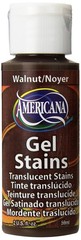 DecoArt Americana Acrylic Gel Stains Paint, 2 Fl Oz (Pack of 1), Walnut