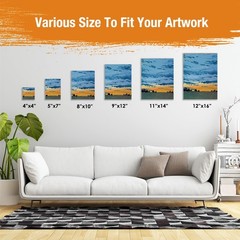 DPDIAN Canvas Boards for Painting 8×10 Inch, 12-Pack Bulk 8″x10″, white