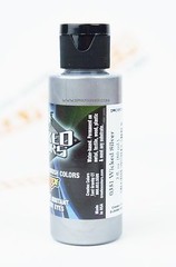 Createx Wicked Colors W351 Silver 2oz. water-based universal airbrush paint