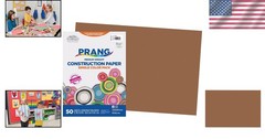 Versatile 12″ x 18″ Brown Groundwood Paper – 50 Sheets for Painting & Drawing