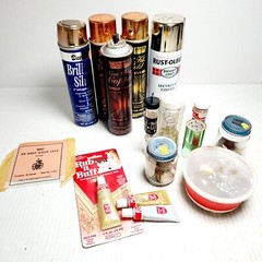 Metallic Artist Crafter Lot Vintage Gold Leaf Bronze Powder Wooden Applique Spra