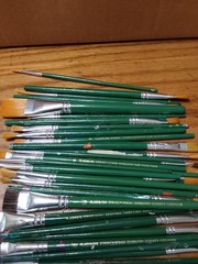 Plaid One Stroke Donna Deewberry Paintbrush Lot 41 Art Painting