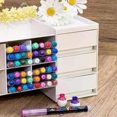 24PCS Waterproof Permanent Paint Marker Pen for Car Tyre Tire Tread Rubber Metal
