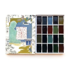 Saibiboku Kobaien Kissho traditional Japanese painting pigments 20 Colors New