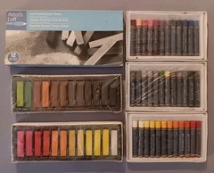 Lot of 72 New Art Pigment & Oil Pastels Sticks