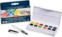 Derwent Inktense Paint Pan Travel Set , Assorted Colour Palette #1