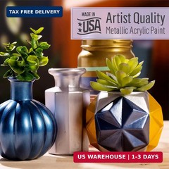 FolkArt Metallic Acrylic Paint in Assorted Colors (2 Ounce), 666 Antique Copper